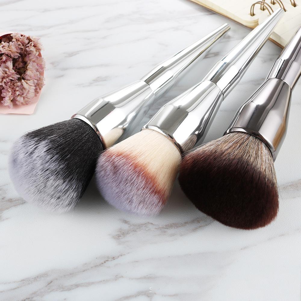 1 Chiếc Siêu Mềm Cọ Trang Điểm Dụng Cụ Cho Phấn Nền Đen Phối Viền Đầu Lớn Gỗ Phòng Tắm mỹ Phẩm Xách Tay