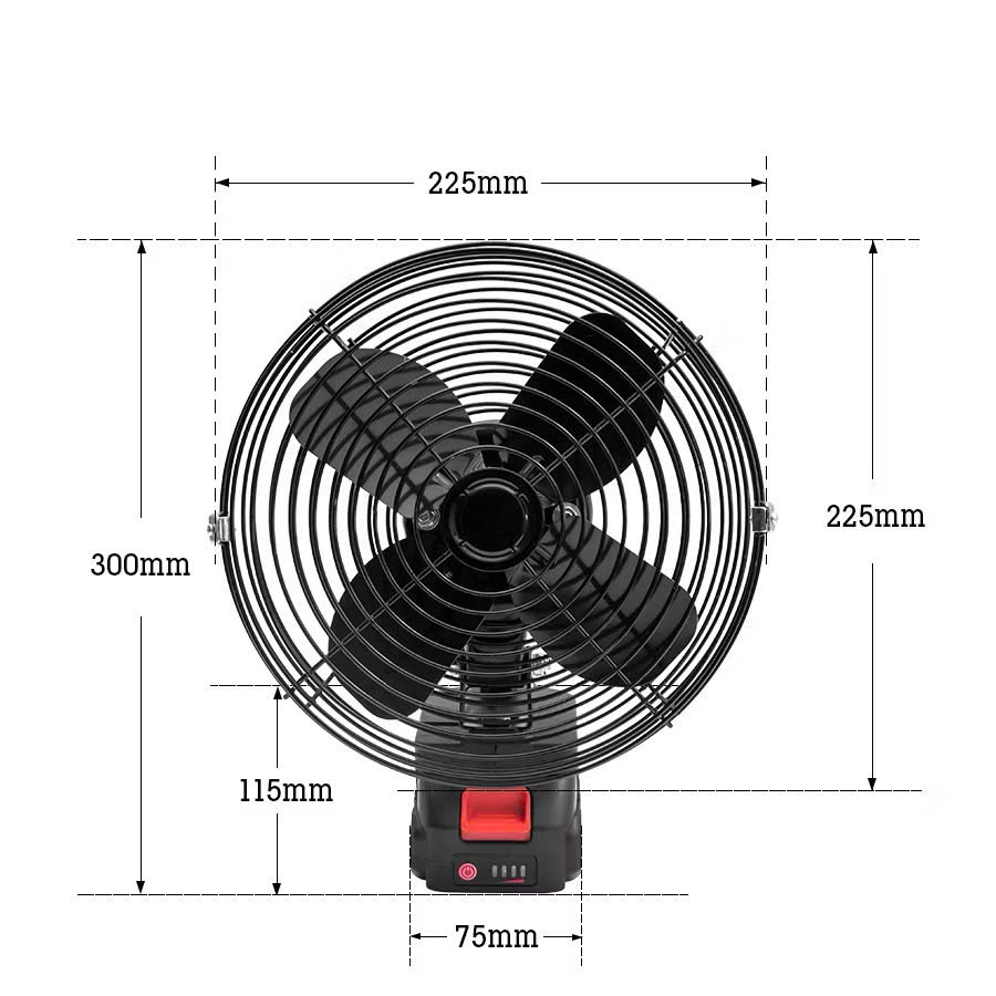 Quạt Tích Điện Siêu Mạnh Pin 10 Cell Lithium – Lõi Đồng Cao Cấp, Gió Mạnh Cực Đã ,Tháo Pin Linh Hoạt