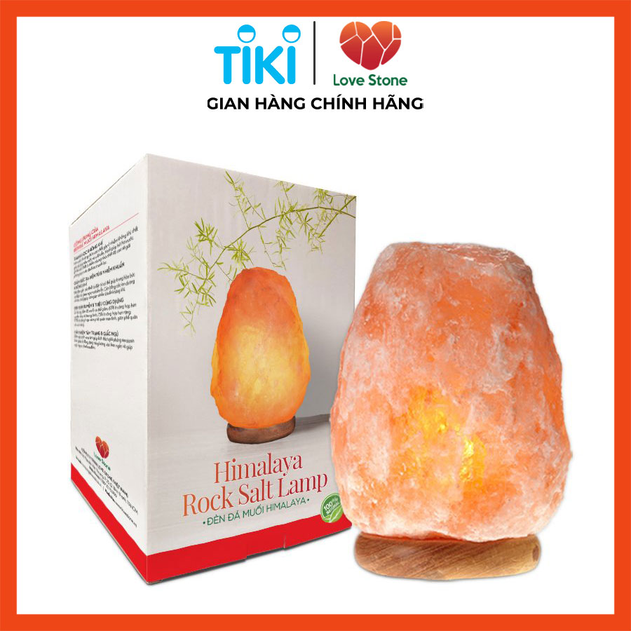 Đèn Đá Muối Tự Nhiên Himalaya Love Stone  ( 4kg - 4.5kg )