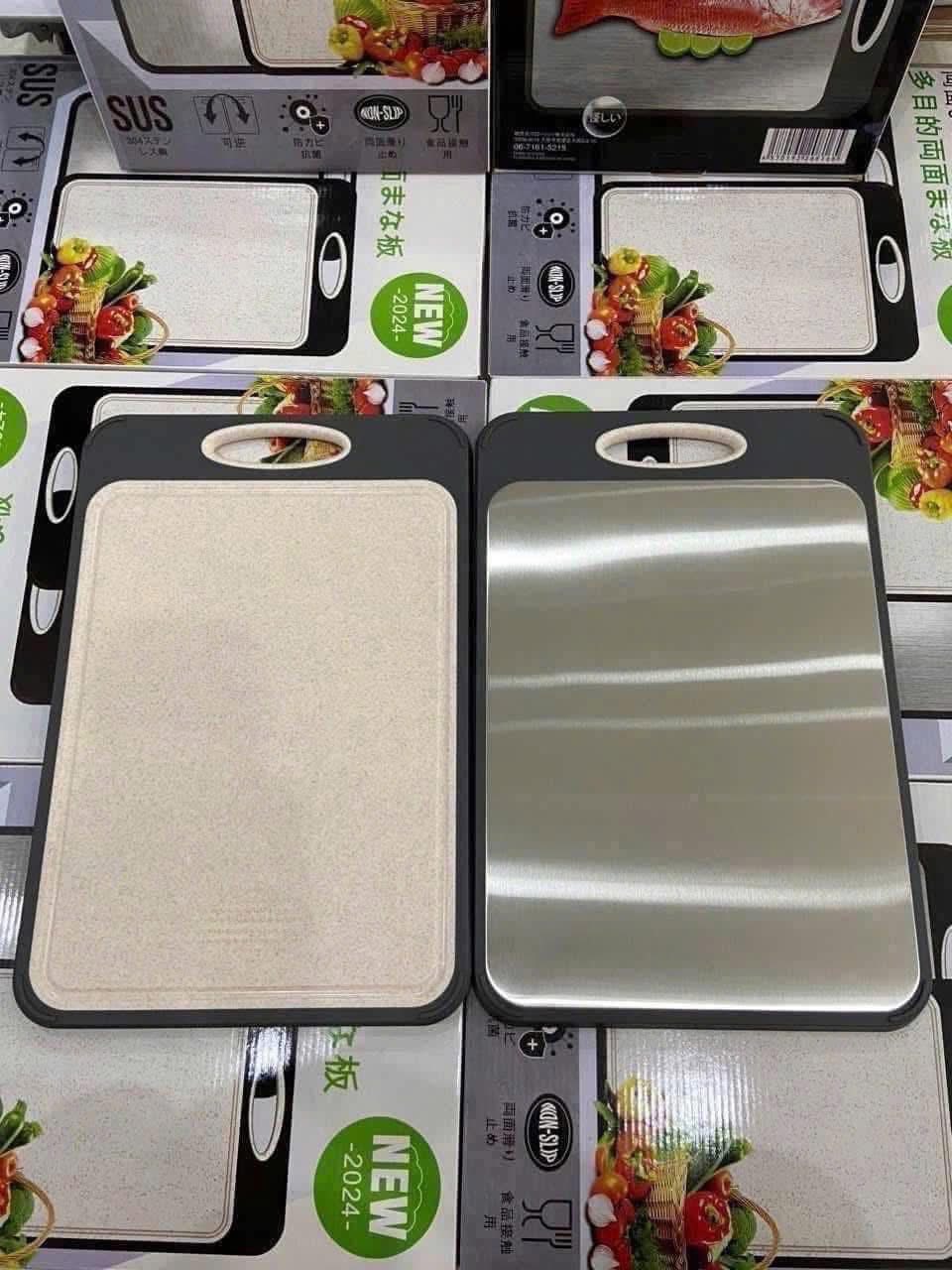 Thớt Nhật 2 mặt kháng khuẩn, chống mốc, chống tràn, cực kỳ chắc chắc đầm tay hàng chính hãng