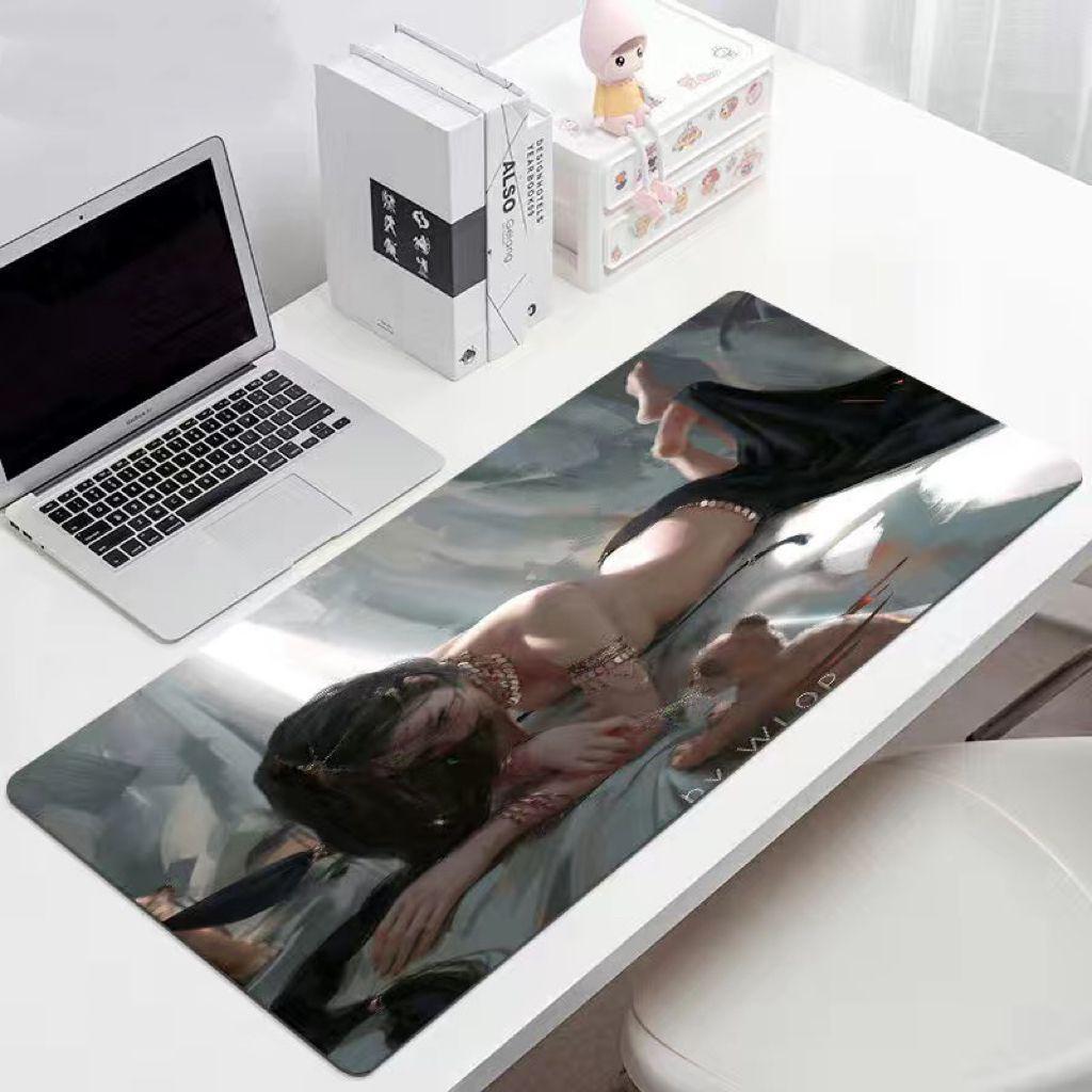 Tấm Lót Chuột Bàn Phím In Hình Anime Dễ Thương Sáng Tạo