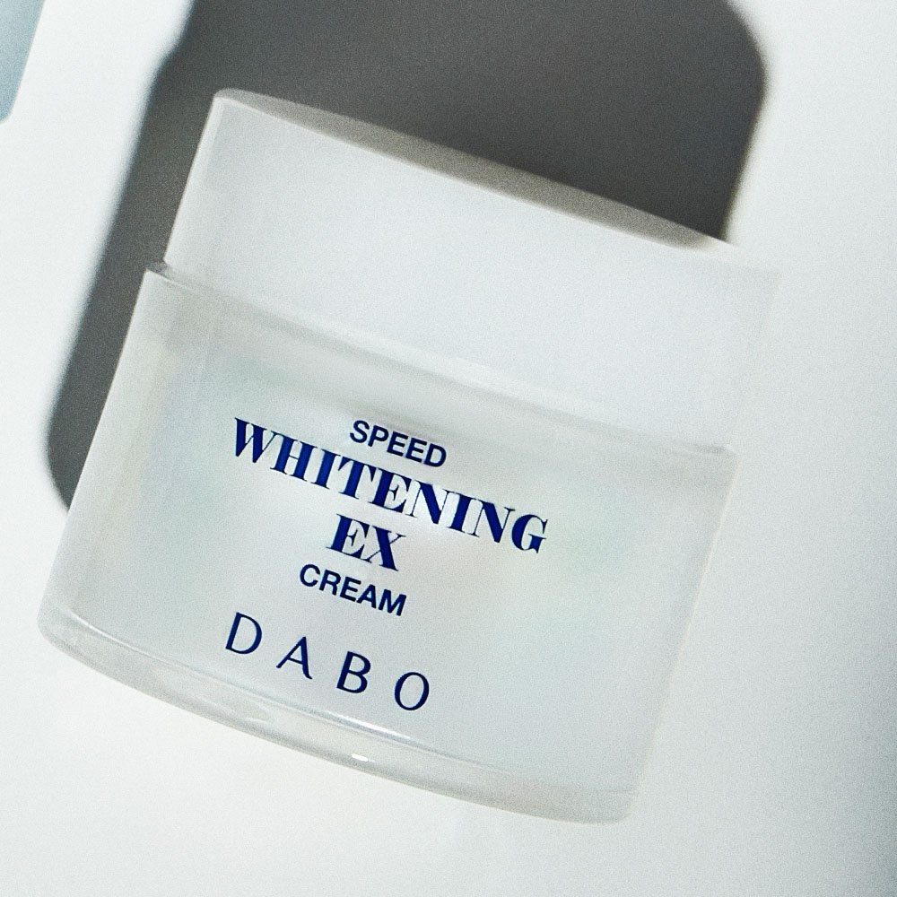 Kem dưỡng trắng da mặt nhanh, làm mờ vết nám, thâm đốm Dabo Speed Whitening Ex Cream Hàn Quốc 50ml tặng móc khóa - Kem đêm