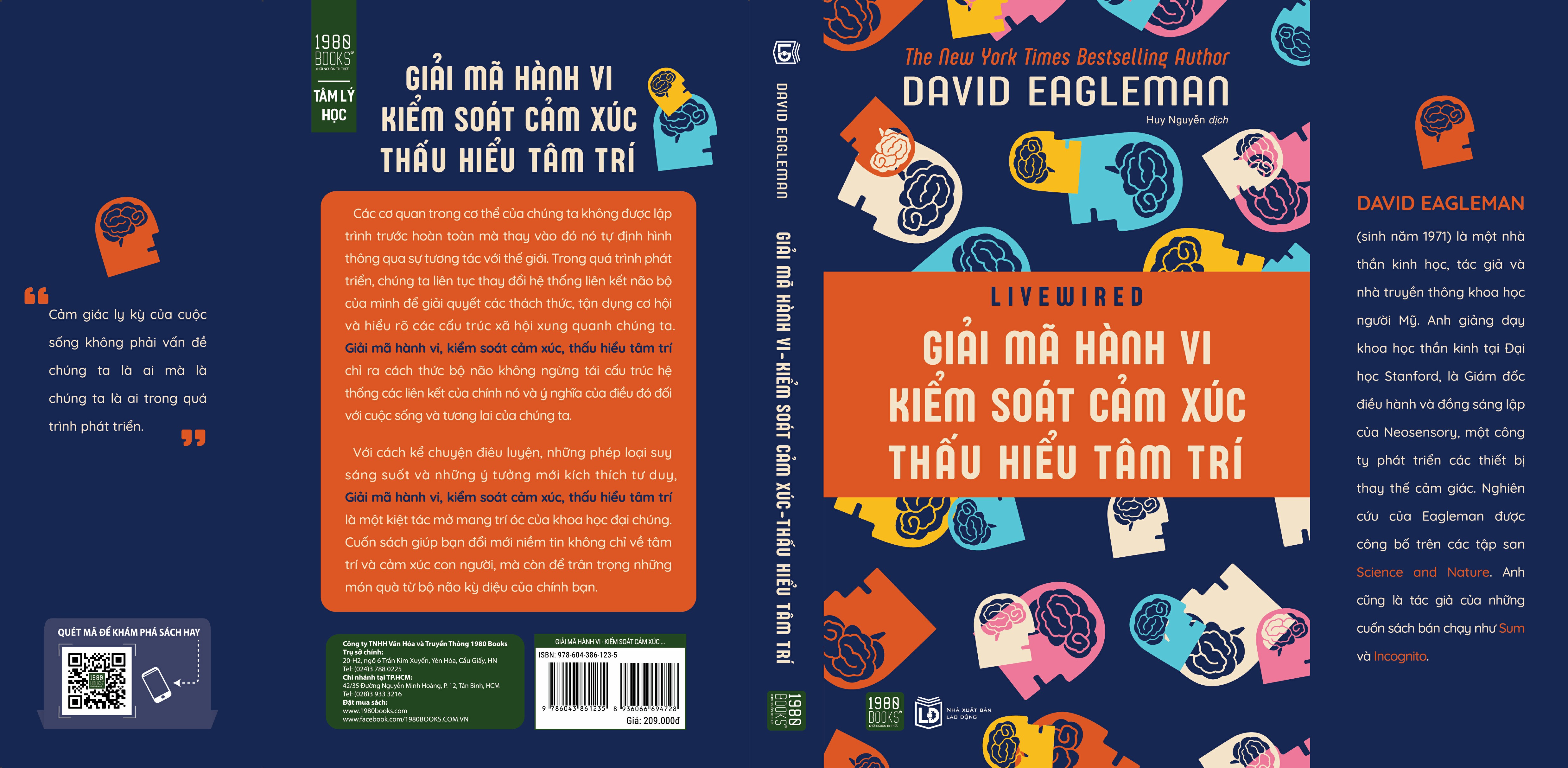 Giải mã hành vi, kiểm soát cảm xúc, thấu hiểu tâm trí - David Eagleman (1980BOOKS HCM)