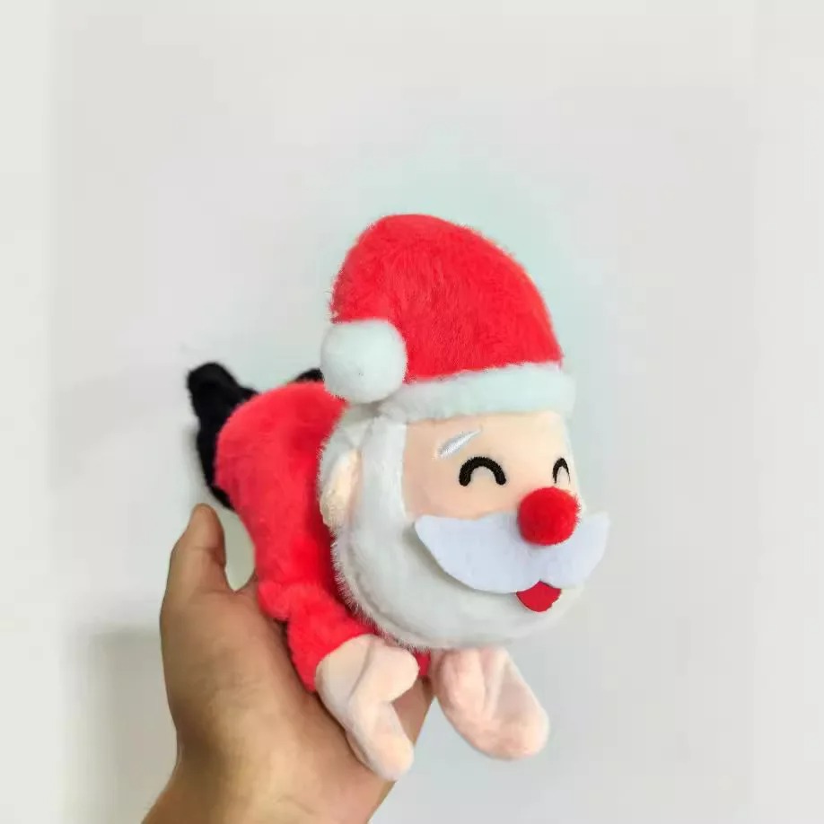 Thú nhồi bông Noel đập tay đáng yêu - Quà tặng gấu bông giáng sinh vui vẻ ôm tay cute - Gối ôm mềm mại cho bé