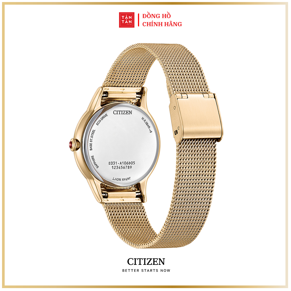 Đồng hồ Nữ Citizen Eco-Drive EM0818-82X 32.5mm
