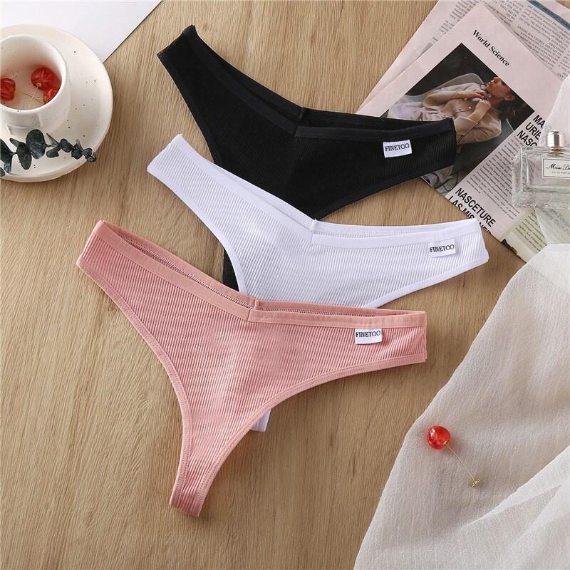 ️ Quần Lót Nữ Lọt Khe Cotton Sexy Siêu Co Giãn 052