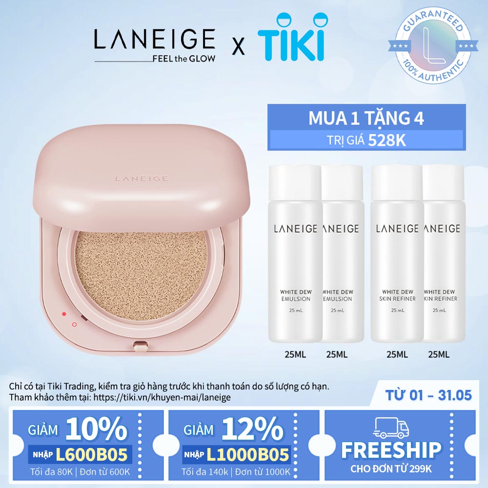 Phấn Nước Căng Bóng 24H Laneige Neo Cushion Glow 15g 23N