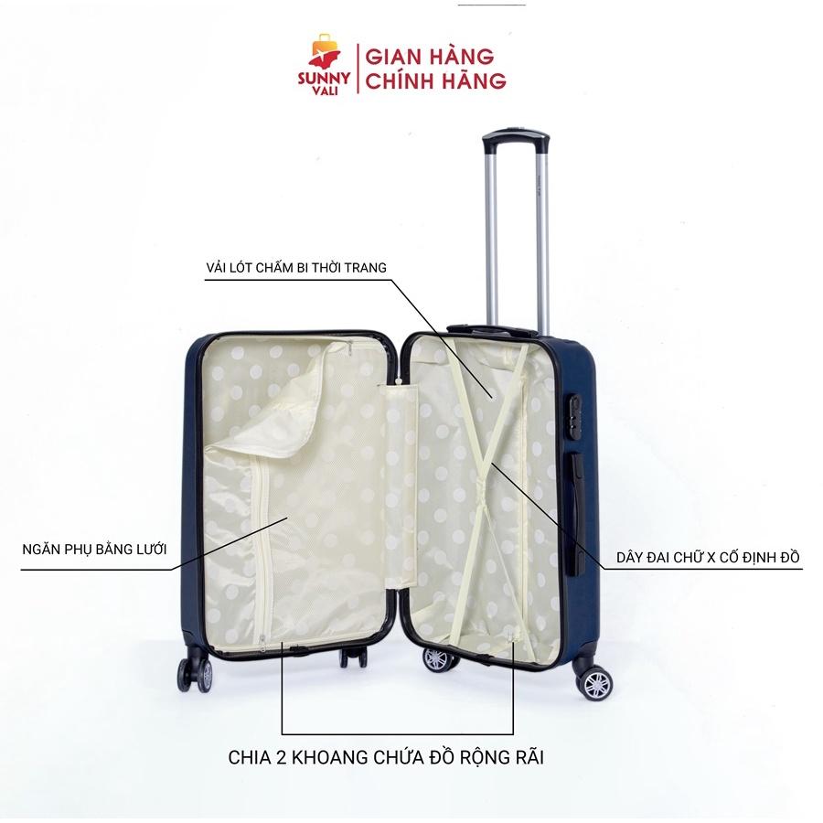 Vali kéo du lịch thời trang SUNNY TONAGO-TG516 ( 2 size 5 màu)