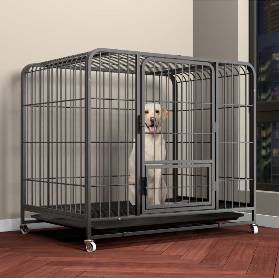 Chuồng Chó Nan Ống Cao Cấp Sơn Tĩnh Điện Size 90cm Dành Cho Thú Cưng Lớn, Chó, Mèo Lớn