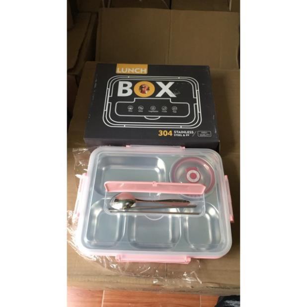 Hộp cơm 5 ngăn inox 304 siêu tiện lợi