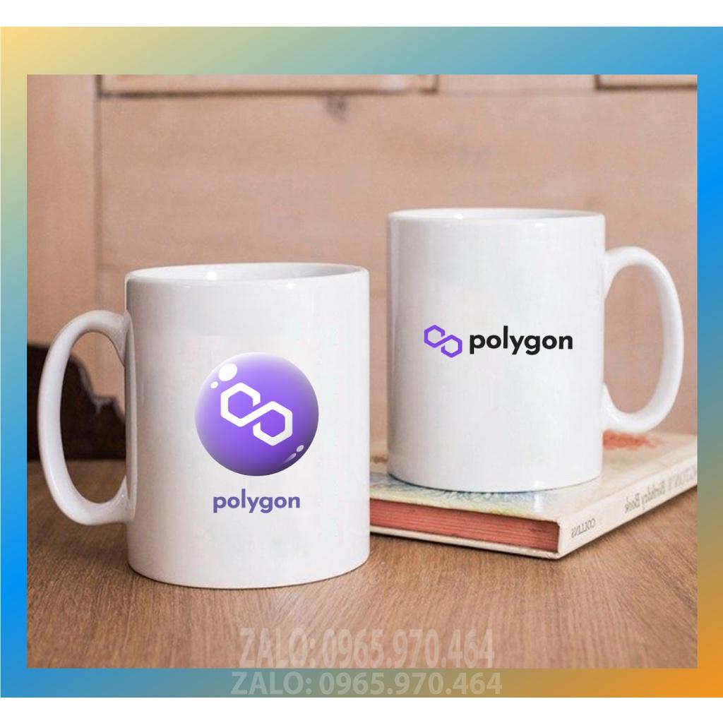 Ly Sứ Có Quai Họa Tiết Đồng Coin POLYGON (MATIC) - In hình lên ly sứ, cốc theo yêu cầu của bạn - IN HÌNH LỚP, CÔNG TY