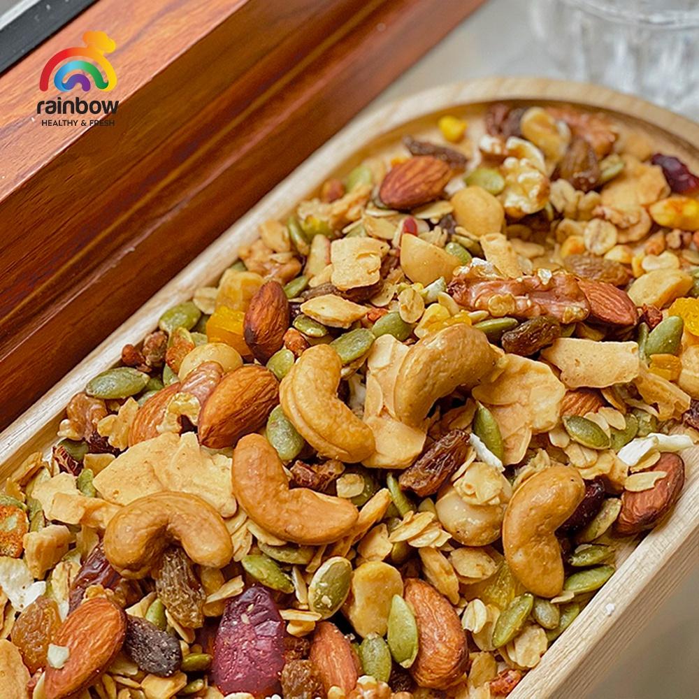 Ngũ Cốc Granola Siêu Hạt, Hỗ Trợ Giảm Cân, Vị Ngọt Tự Nhiên Từ Mật Ong Và Mật Hoa Dừa