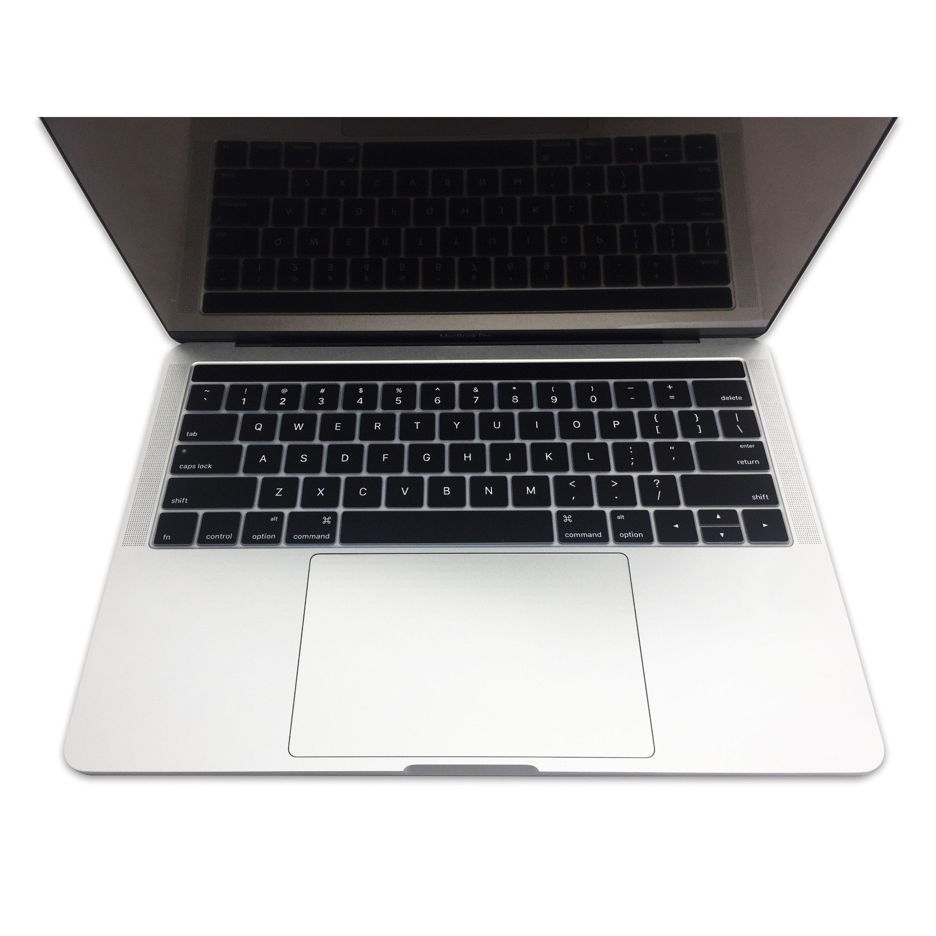 Miếng lót bàn phím in chữ Silicone Macbook Touch Bar 13/15 inch Skin Keyboard - Hàng Chính Hãng