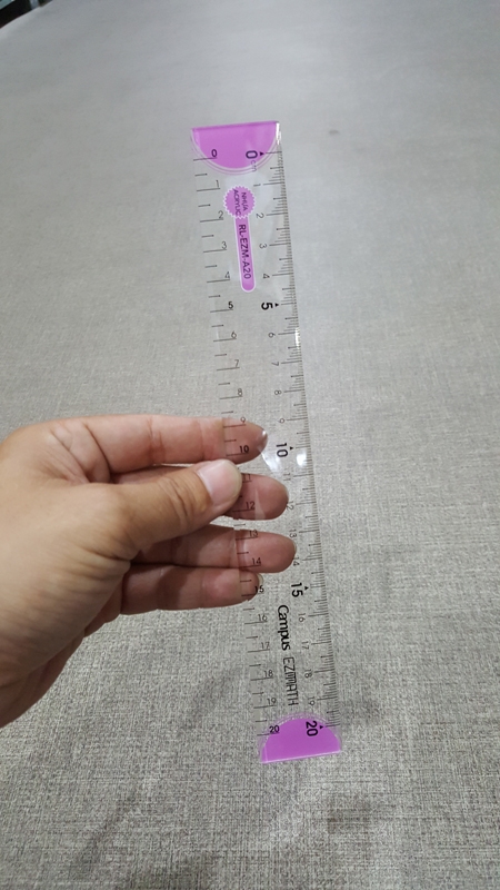 Bộ 2 Thước kẻ EZMath 20cm - RL-EZM-A20