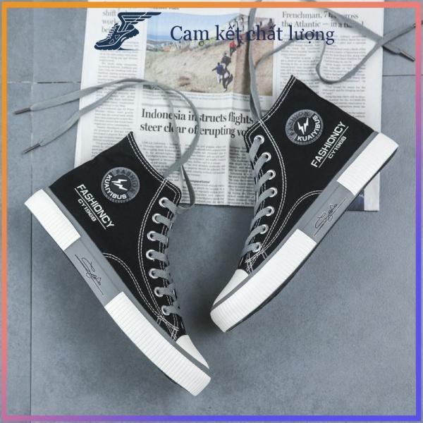 Giày Thể Thao Cao Cổ Bằng Vải Canvas Thoáng Khí Thời Trang Mùa Hè Kiểu Mới Dành Cho Nam 2022