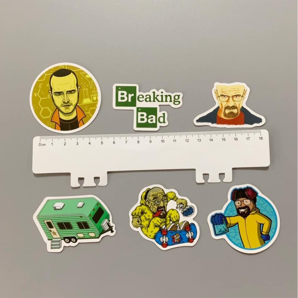 Sticker breaking bad Sẵn Hình Dán Trang Trí Mũ Bảo Hiểm Laptop Điện Thoại Ván Trượt Sổ tay Notebook