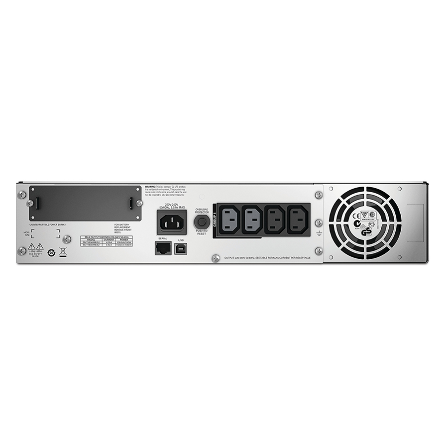 Bộ Lưu Điện APC Smart-UPS 1000VA LCD RM 2UC 230V - SMT1000RMI2UC - Hàng Chính Hãng