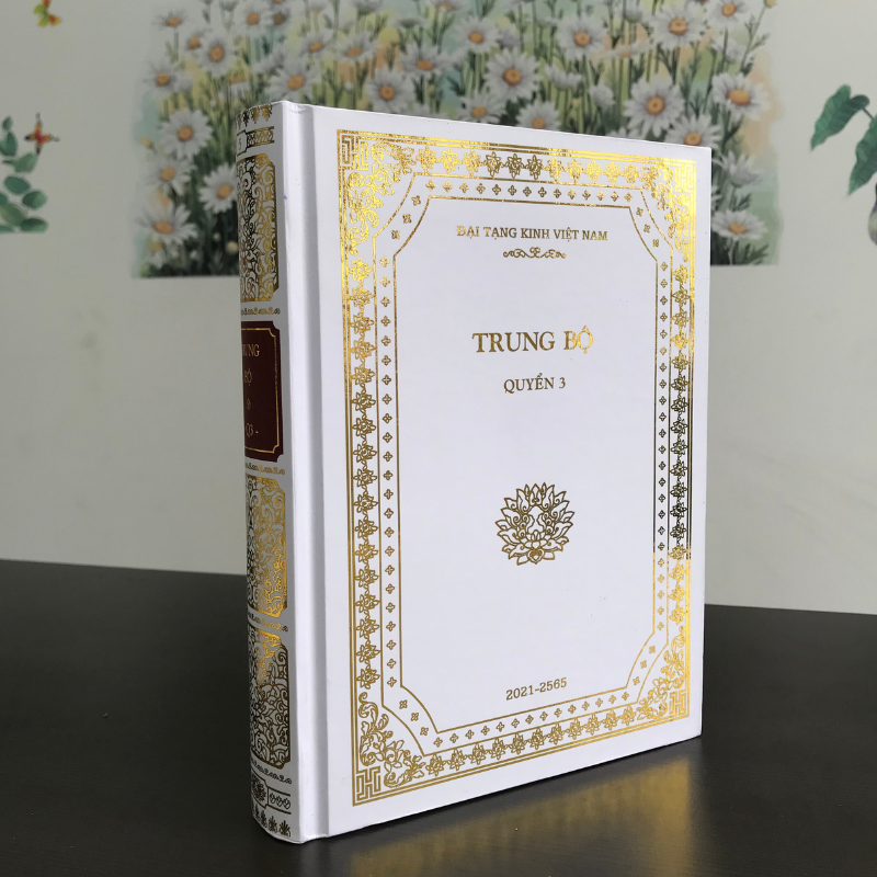 Kinh Trung Bộ (3 quyển, bìa cứng, màu trắng)