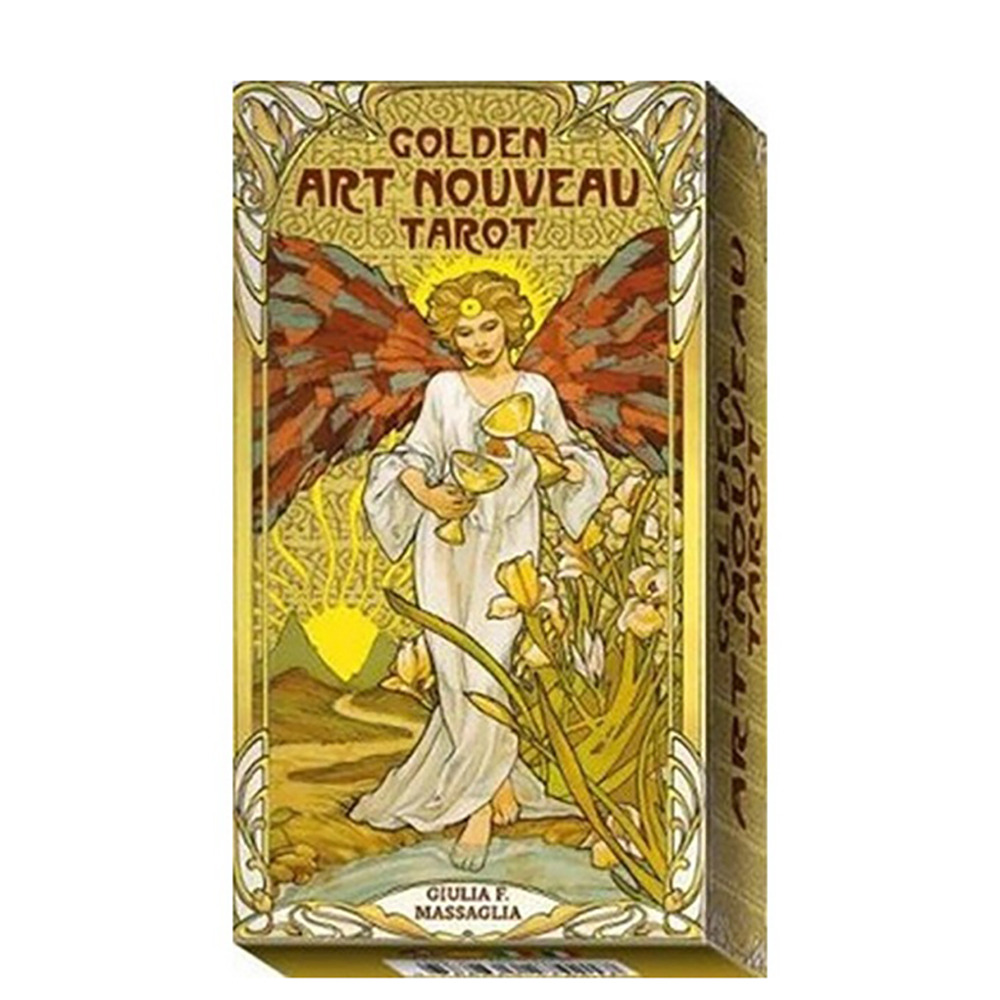 Bài Tarot Golden Art Noveau Tarot 78 Lá Bài Tặng File Tiếng Anh Và Đá Thanh Tẩy