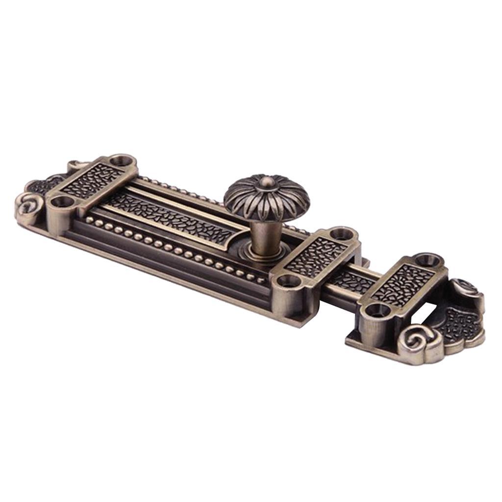2 Packs 5-Inch Slide Latch Lock Door Safety Door Latch Slide Lock-12 Screws