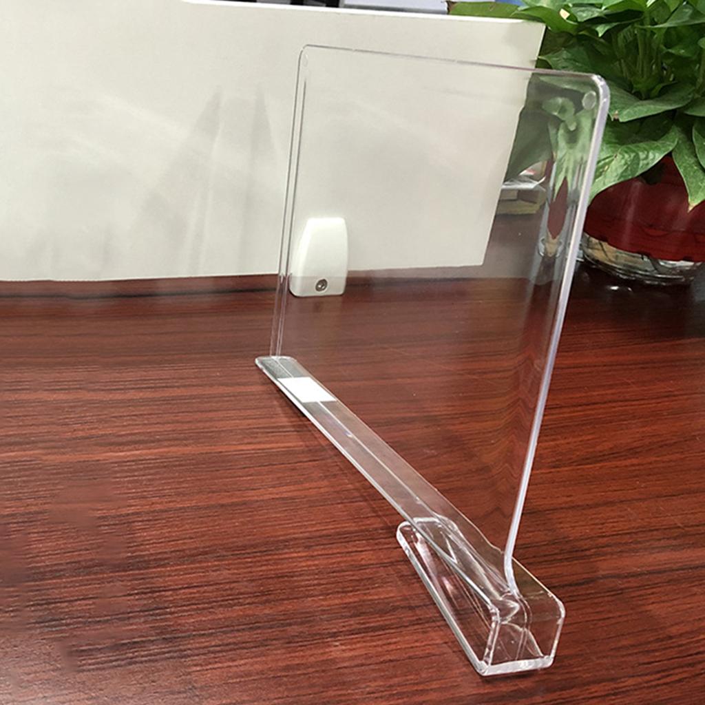 Multipurpose Clear Acrylic Shelf Dividers for Storage Organization Kitchen
