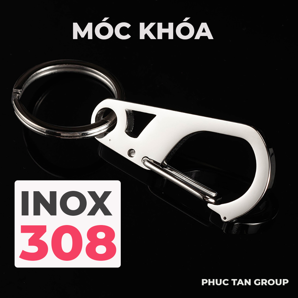 Móc Khóa Xe Máy Ô Tô INOX 308 Cao Cấp