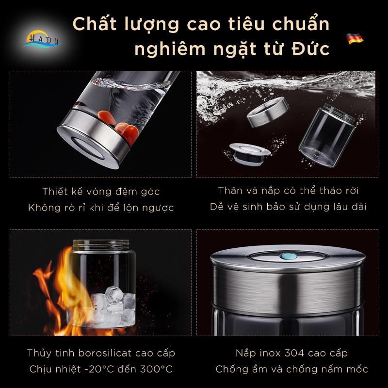 Hộp Đựng Trà Cafe Đồ Khô Và Ngũ Cốc Thủy Tinh Có Nắp Inox Cao Cấp Đạt Chất Lượng Đức SSGP