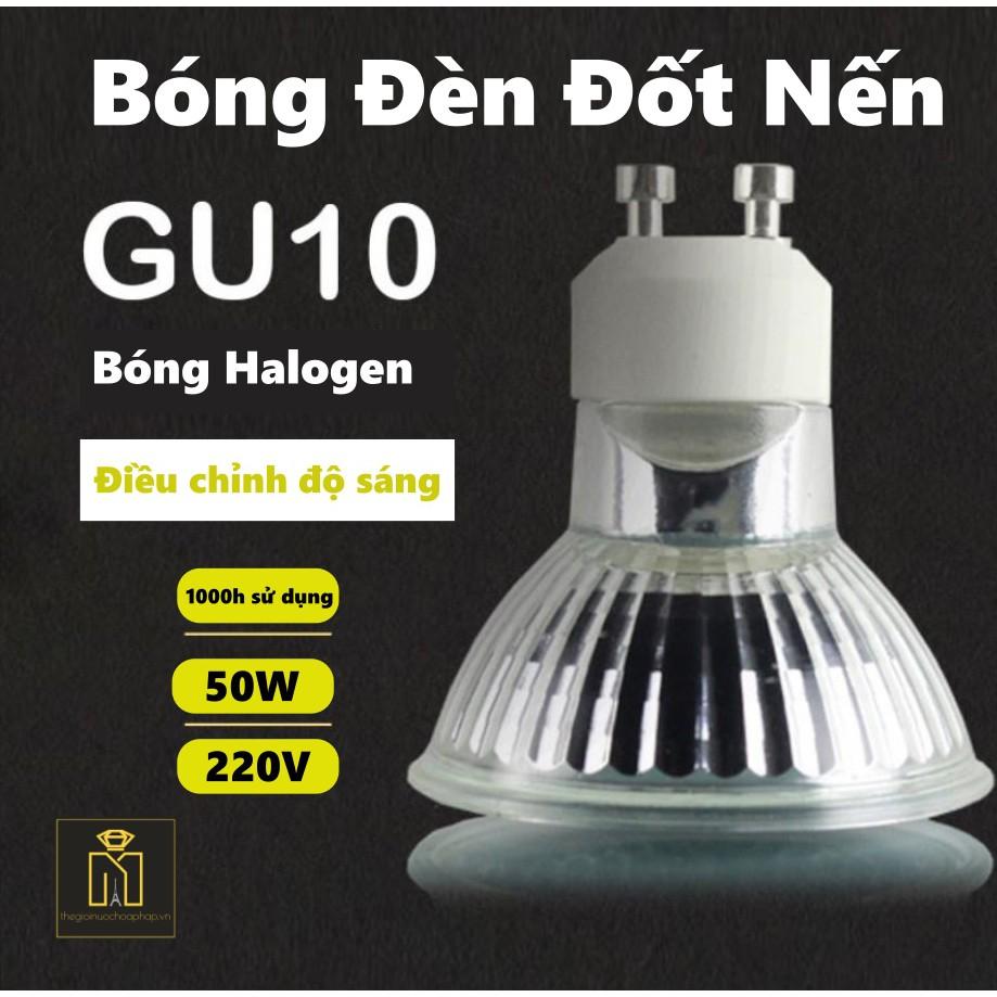 Bóng đèn halogen GU10 - Bóng đèn đốt nến - Phụ kiện nến Yankee, Bath and body works - Phụ kiện thơm phòng