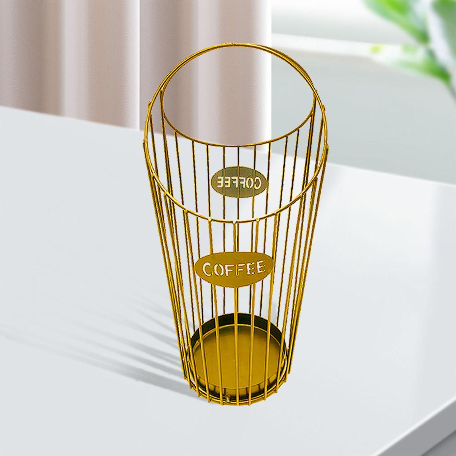 Iron Art Coffee Capsule Container Holder Organizer for Coffee Creamer Hotel