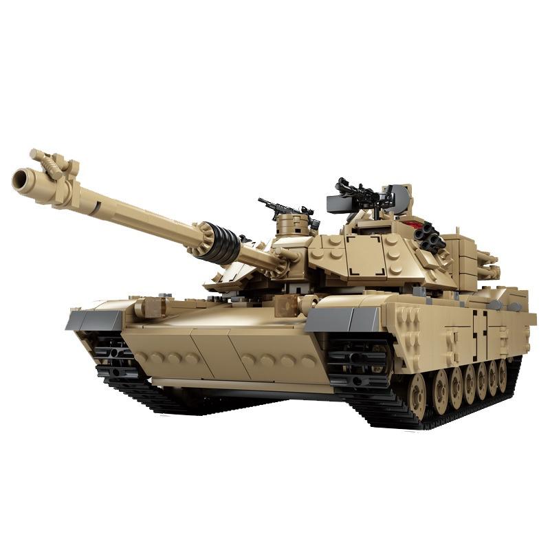 Đồ chơi Lắp Ráp Kazi KY10000 Military Army M1A2 Abrams MBT - Xe Tăng Chủ Lực Biến Hình Xe Hummer