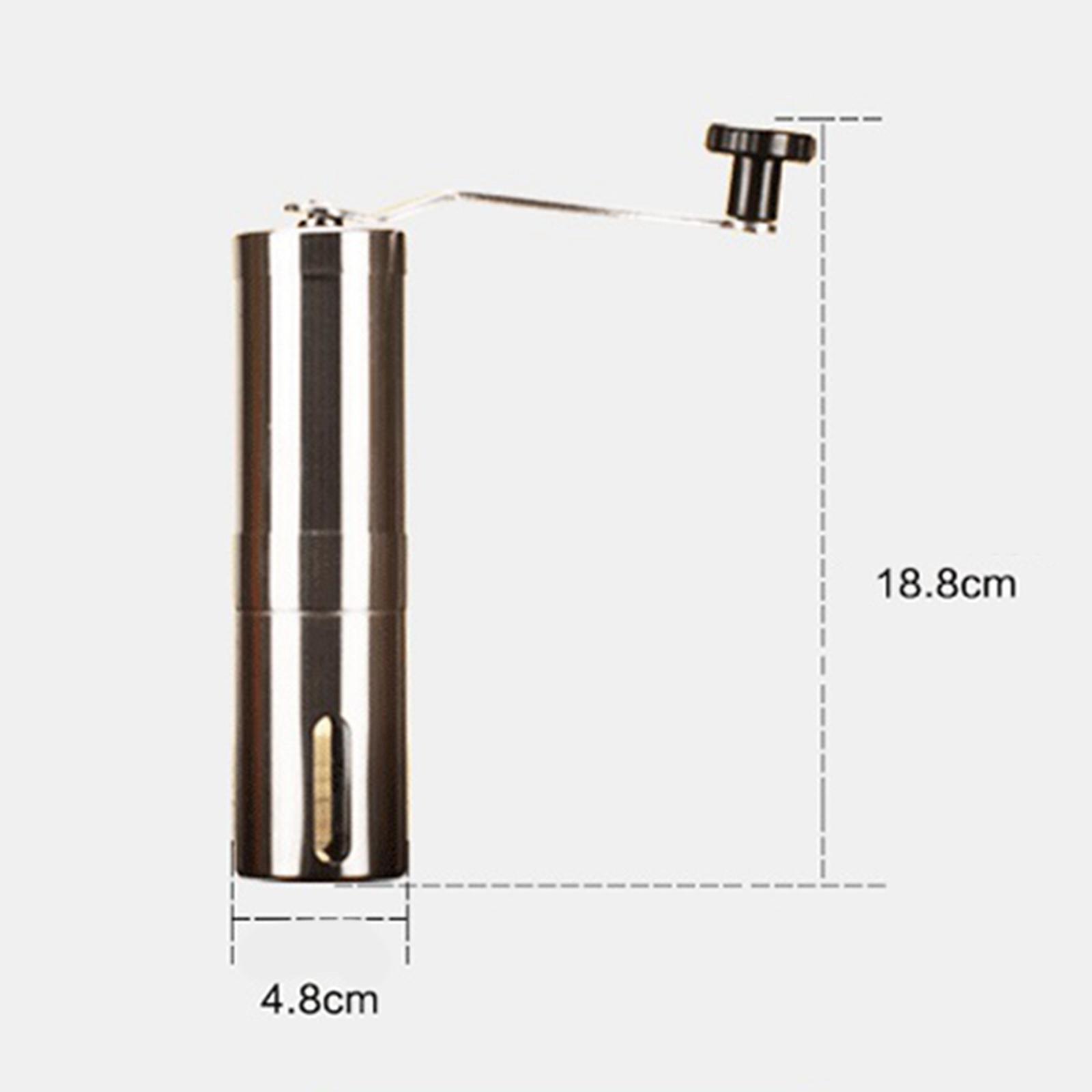Stainless Steel Manual Coffee Grinder Hand Grinder for Home Restaurant