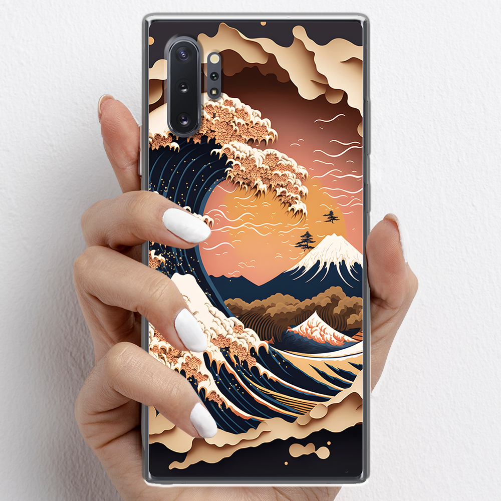 Ốp lưng cho Samsung Galaxy Note 10, Samsung Galaxy Note 10 Plus nhựa TPU mẫu Sóng biển