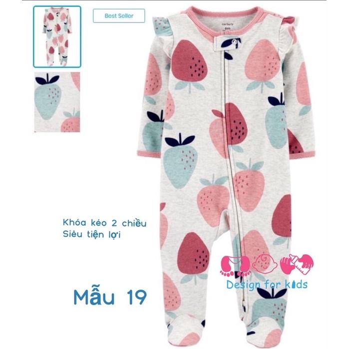 (Chọn mẫu) Sleepsuit bộ body dài tay cho bé trai và bé gái