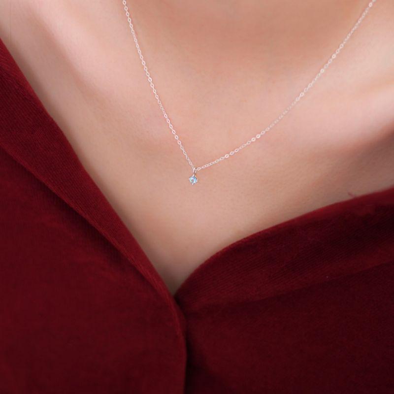 Dây chuyền liền mặt đính đá cao cấp YN JEWELRY