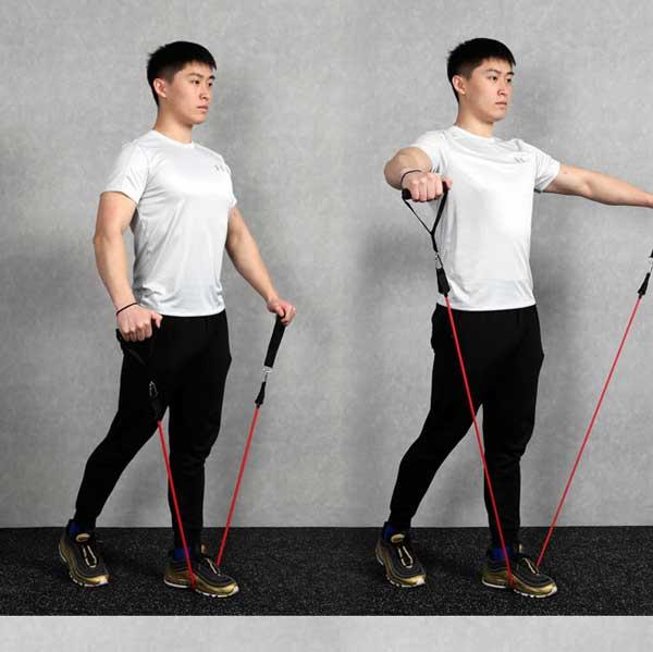 Bộ 5 Dây Ngũ Sắc Kháng Lực Đa Năng Tập Full Body Tại Nhà - Dụng Cụ Tập Gym Cao Cấp - Hàng Chất Lượng