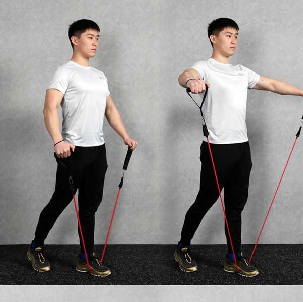 Bộ 5 Dây Ngũ Sắc Vouller Kháng Lực Đa Năng Tập Full Body Tại Nhà - Dụng Cụ Tập Gym Cao Cấp - Hàng Chính Hãng