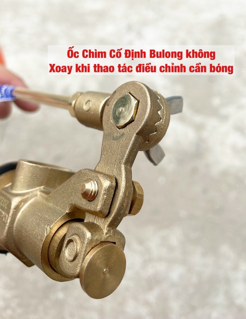 Phao cơ chống tràn đồng thau PCĐ-86-GOLD Charto (bảo hành 3 năm đổi mới)