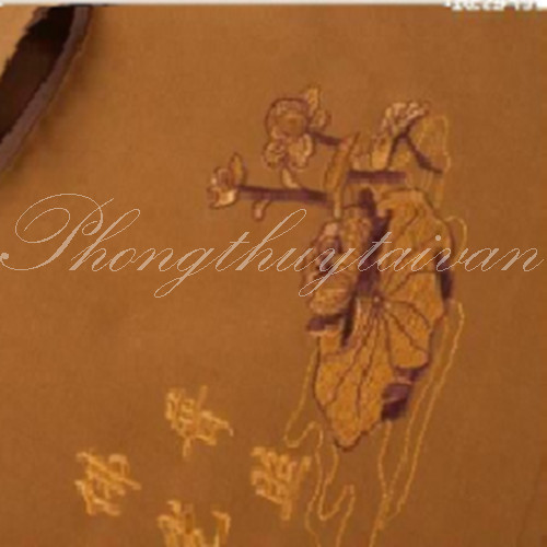 Túi di hành nhà sư Phật giáo 34*46cm La Hán hình bán nguyệt (vải dày)