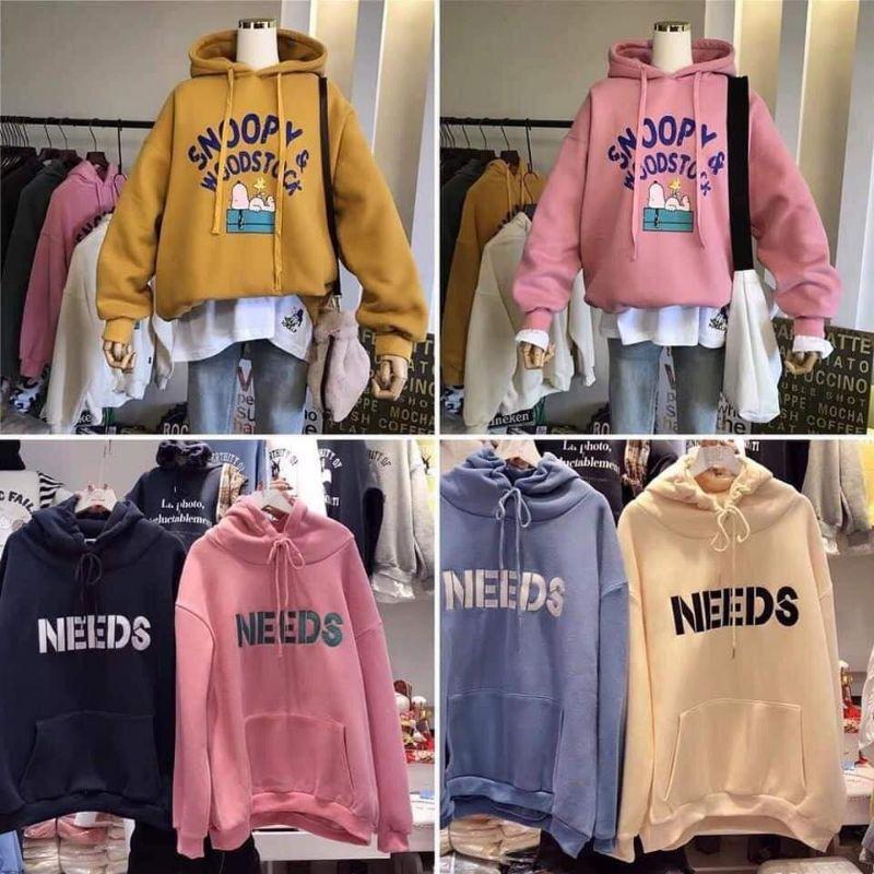 Áo hoodie nỉ bông