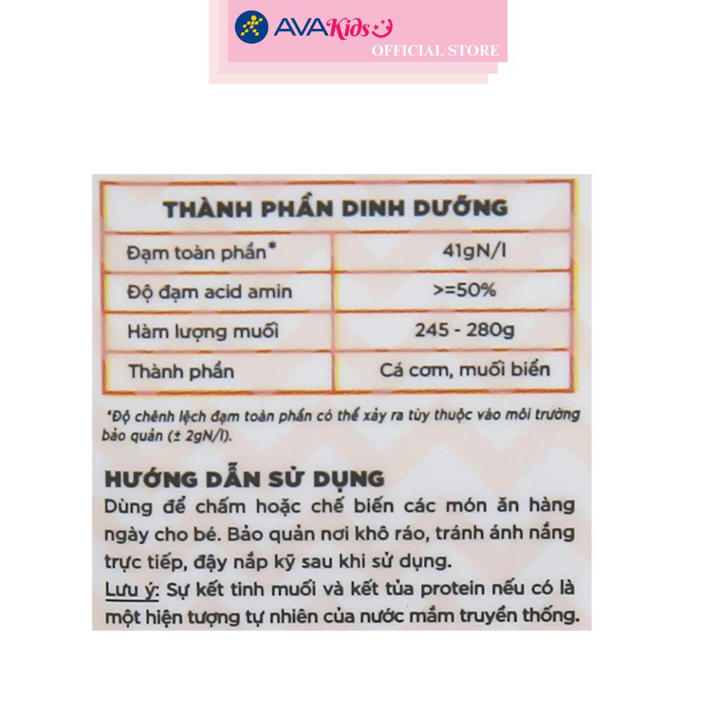 Nước mắm Thuyền Xưa ăn dặm cho bé 41°N chai 65 ml (từ 1 tuổi)