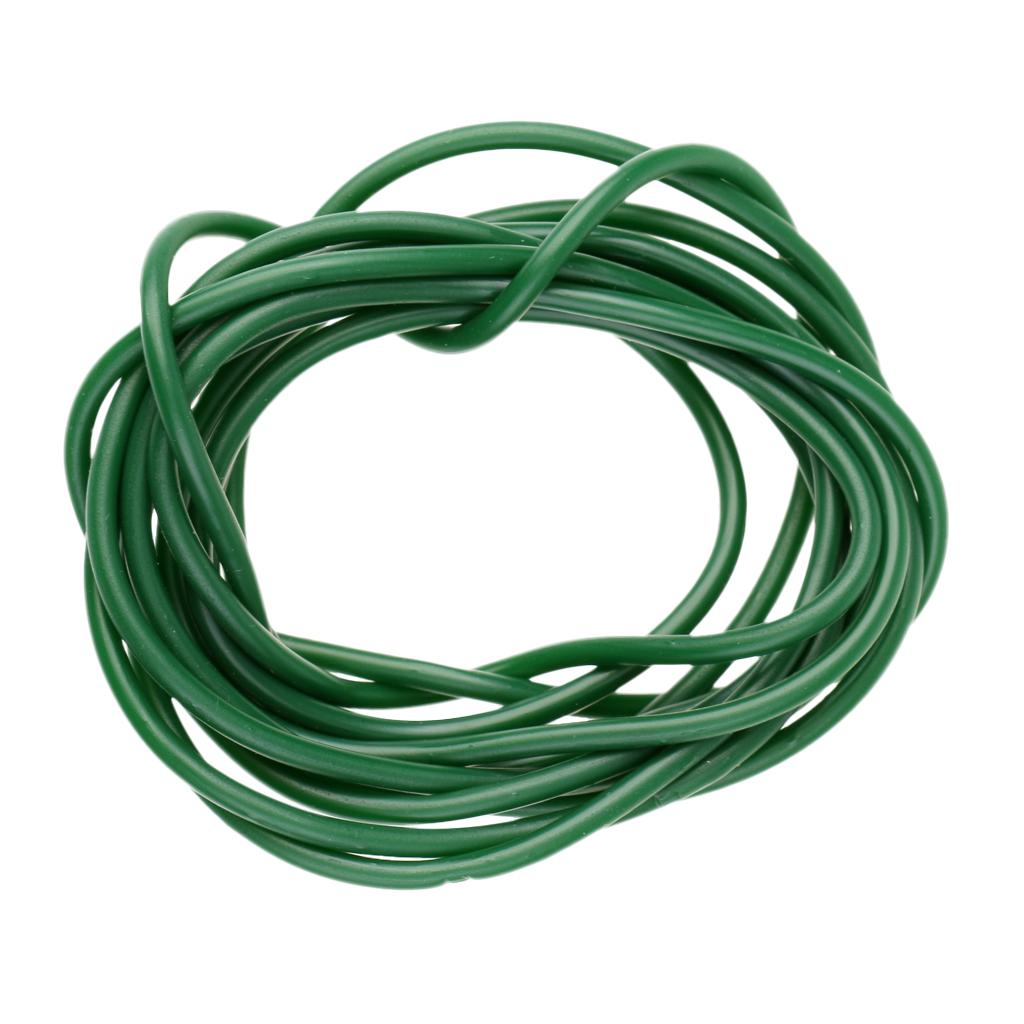 2m Soft Silicone Rig Tube Carp Fishing Sleeves Hook Line Connector Green