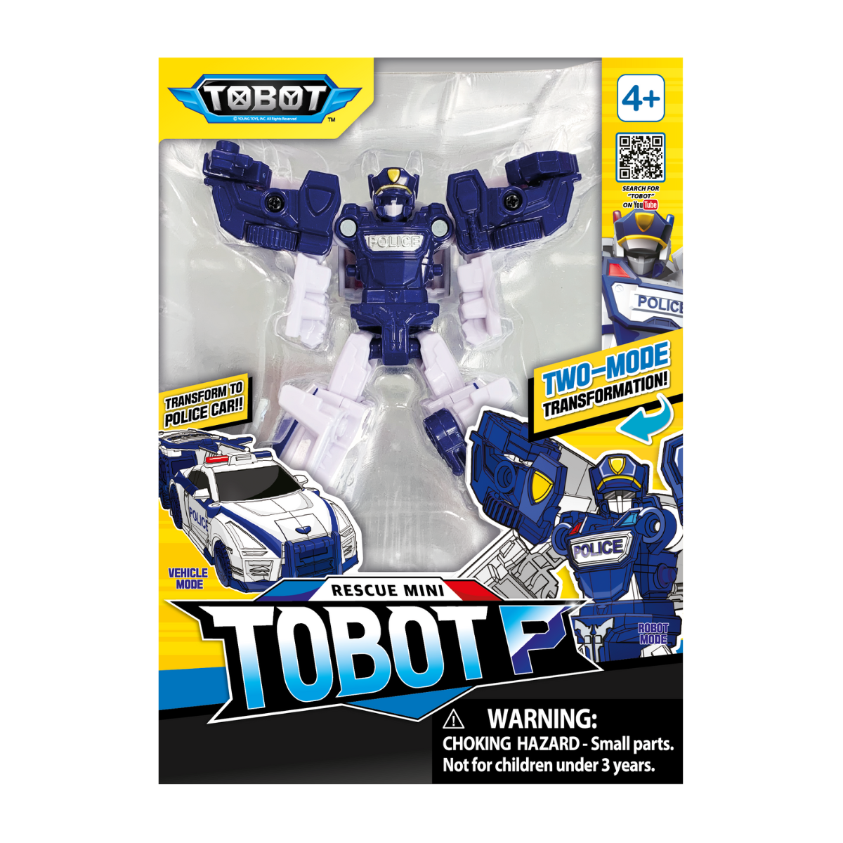 Đồ Chơi Tobot Cứu Hộ Biến Hình Xe Cảnh Sát P Tobot 301159