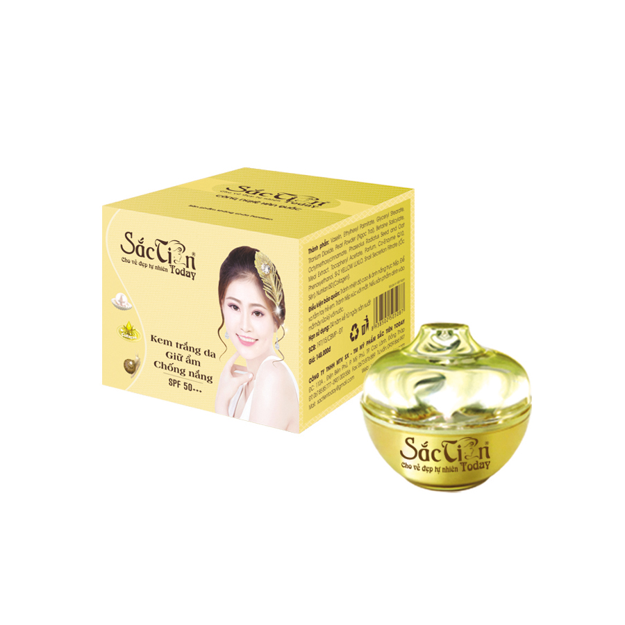 Kem Dưỡng Trắng Da Giữ Ẩm Chống Nắng (15g, 25g) Sắc Tiên Today