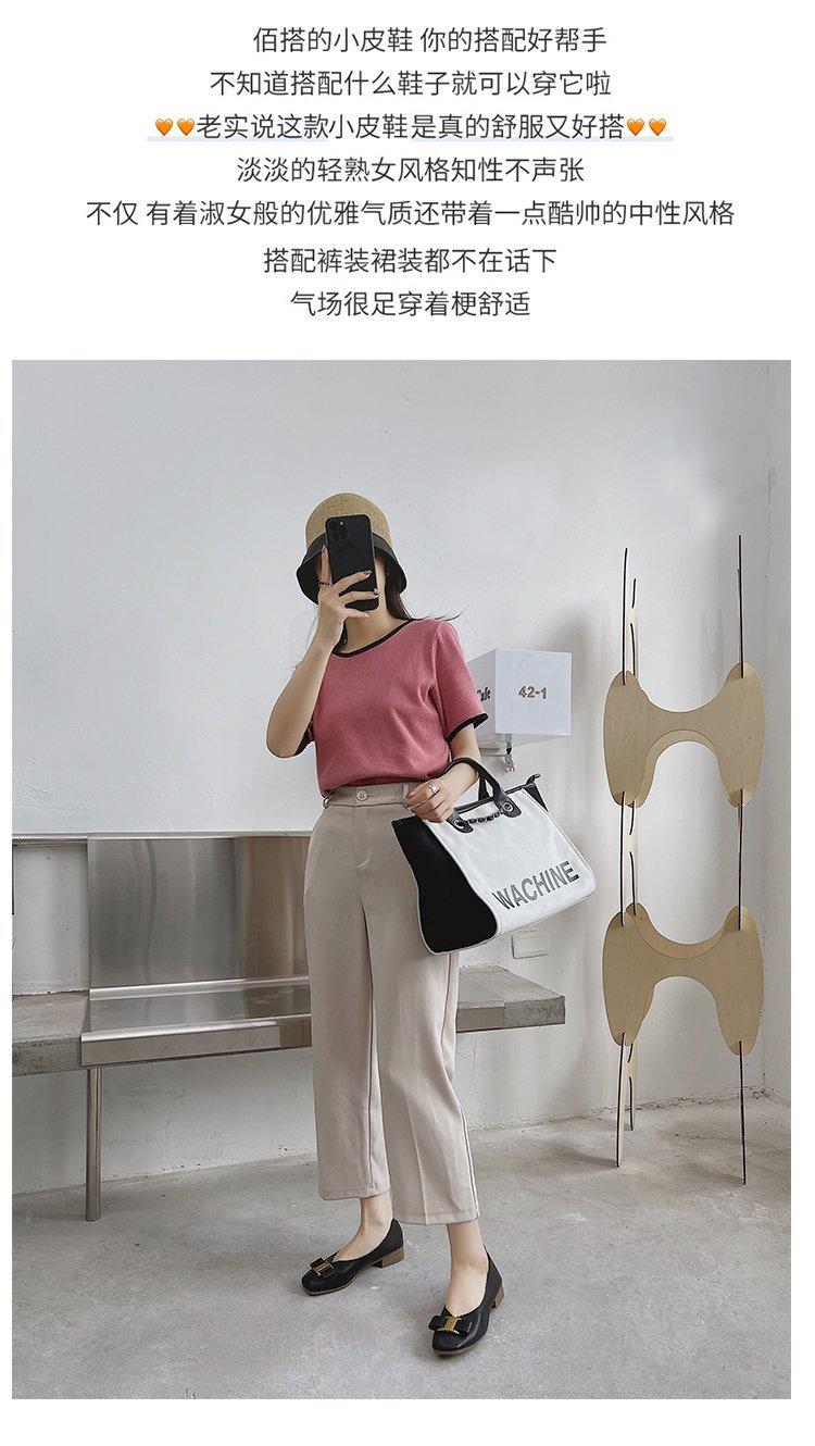 Giày Búp Bê Mũi Tròn Đế Bằng Thời Trang Cho Nữ