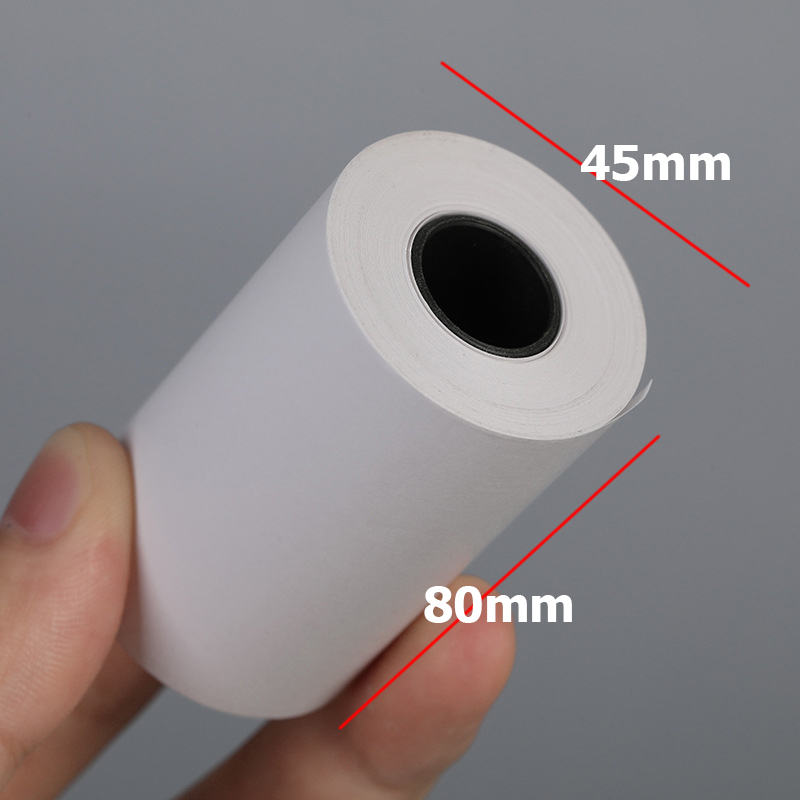 Combo 50 cuộn giấy in hóa đơn, giấy in nhiệt, in bill K80, phi 45