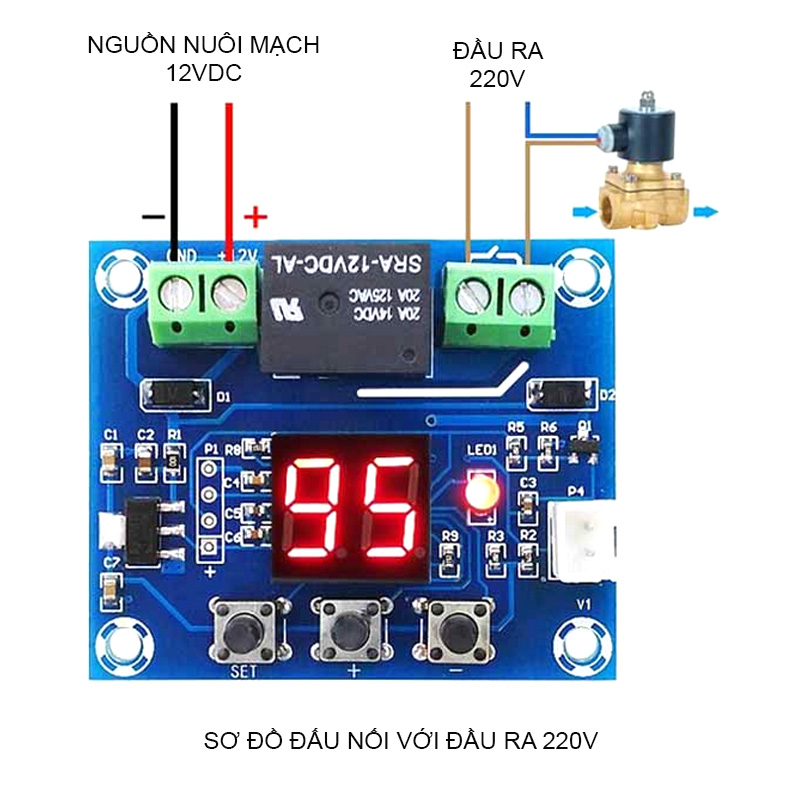 Module mạch công tắc cảm biến độ ẩm của đất loại kỹ thuật số M214 (màn hình kỹ thuật số rất dễ cài đặt)