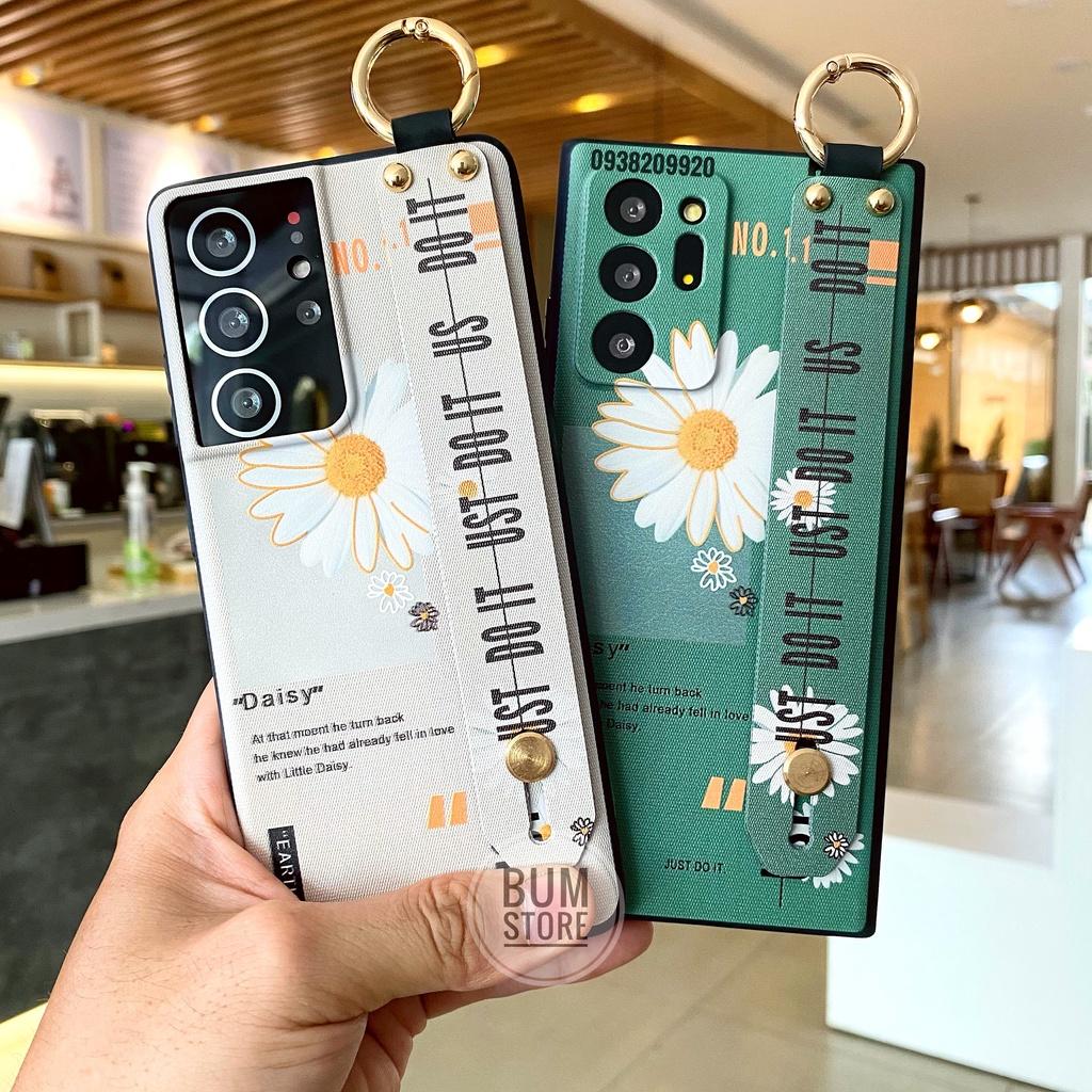 Ốp lưng hoa cúc cho dòng samsung S20 Ultra / S20 Plus / S10 / S10 Plus / Note 10 plus / Note 10 / Note 9 / Note 8 / S9 Plus