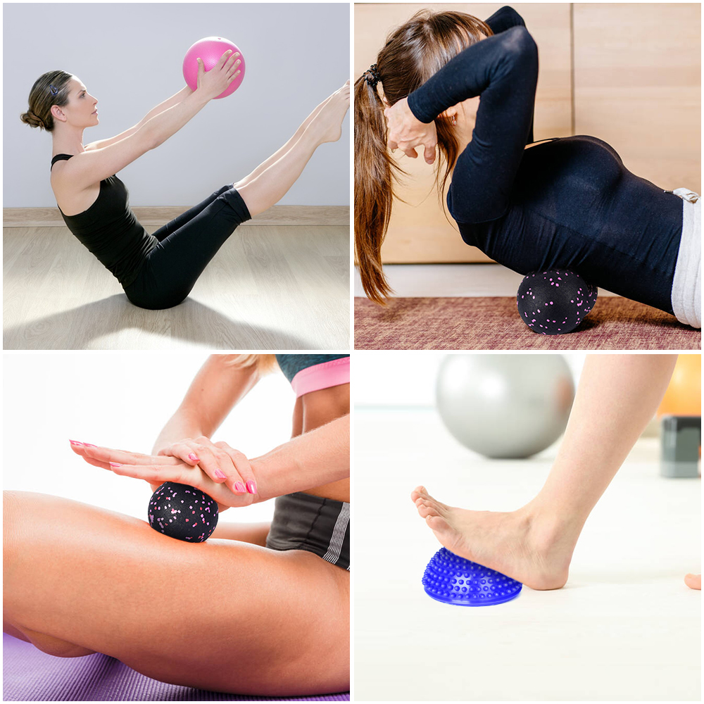 Bộ 6 chiếc dụng cụ masage, bấm huyệt, luyện tập Yoga, giảm stress