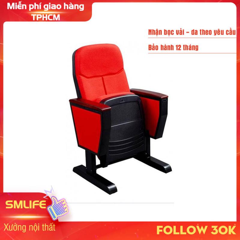 Ghế hội trường chân khoan cố định có bàn SMLIFE Dahlia