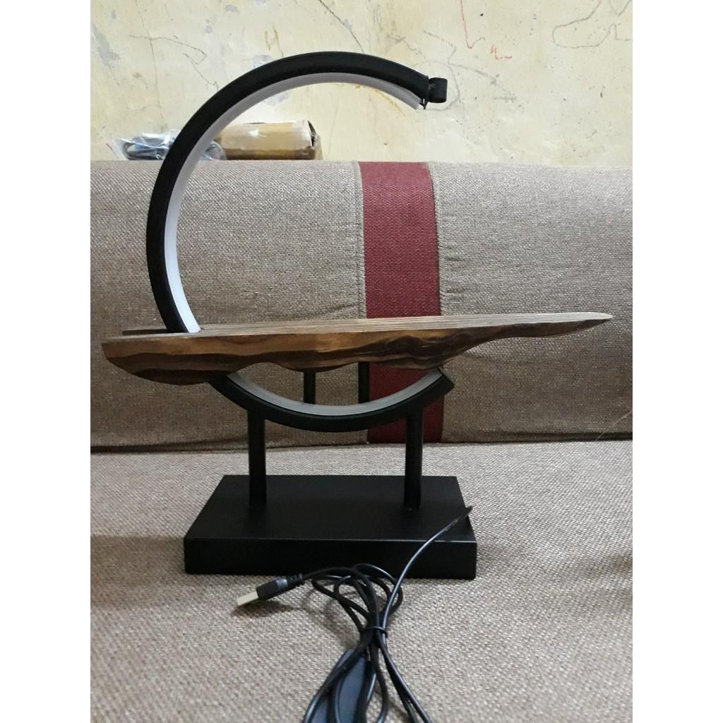 Kệ đèn led đặt tượng trang trí - kệ tượng đốt trầm trang trí decor- kệ gỗ đặt tượng giá tốt nhất